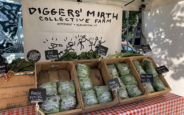 Diggers' Mirth Collective Farm stand - MELISSA PASANEN ©️ SEVEN DAYS