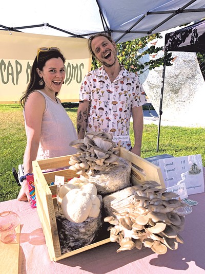 Lindsey and Blake Goldberg of Madcap Mushrooms - MELISSA PASANEN ©️ SEVEN DAYS