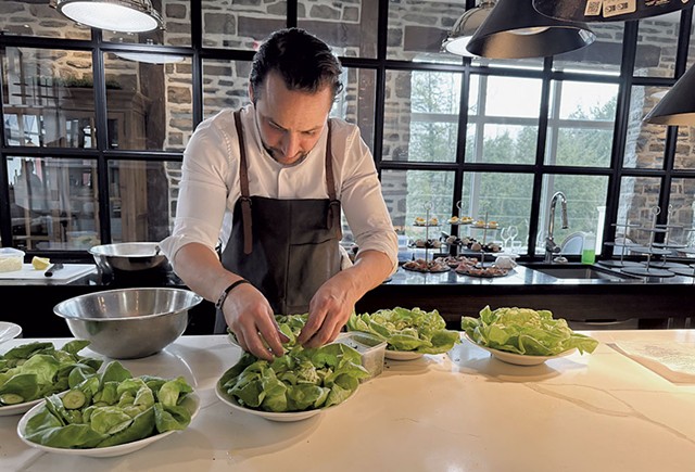 Chef-owner Hakim Chajar at Restaurant &Ocirc;ma - COURTESY