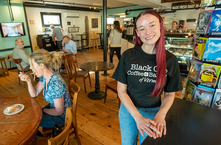 Lauren Morris, director of HR at Black Cap Coffee & Bakery in Stowe - JEB WALLACE-BRODEUR