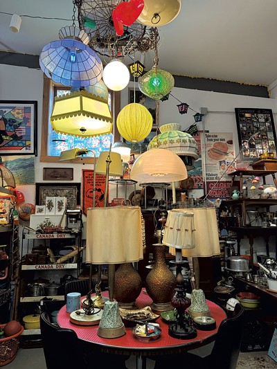 Lamps at the Vintage Den - HANNAH FEUER