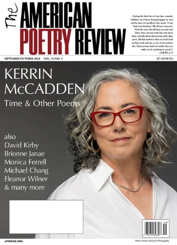 September/October cover of 'American Poetry Review' - COURTESY