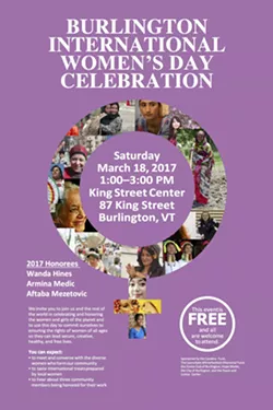 International Women&rsquo;s Day Event in Burlington Honors Local Advocates