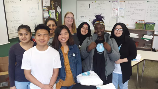 Burlington High School's International Club Spreads a Welcoming Message