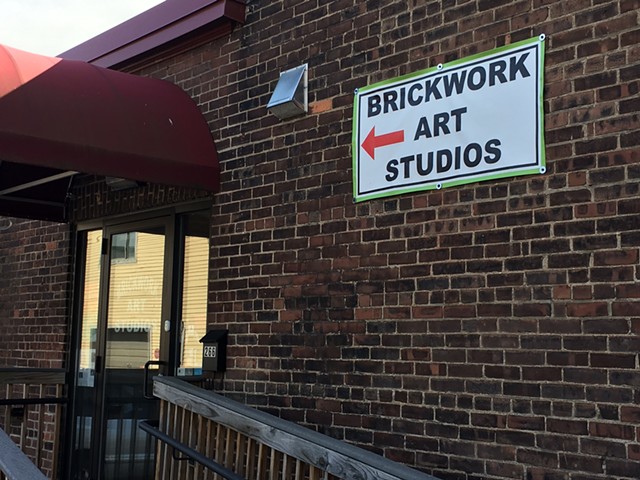 Brickwork Art Studios in Burlington's South End - PAMELA POLSTON
