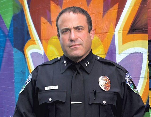 Burlington police chief Brandon del Pozo - MATTHEW THORSEN