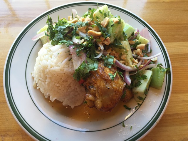 Chili-lime chicken plate - SALLY POLLAK