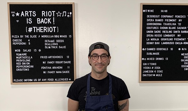 ArtsRiot in Burlington Reopens With Pizza and a Bar