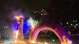 Chris Cleary to Burn a Wooden Champ Sculpture on New Year's Eve