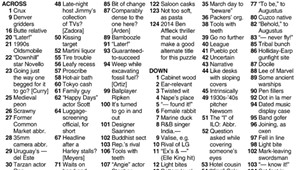 Crossword: 'She's Out' (7/26/23)