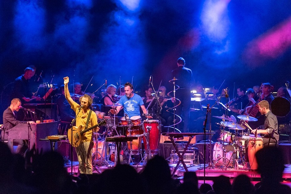 Guster with the Vermont Symphony Orchestra at Shelburne Museum - COURTESY OF RICK LEVINSON