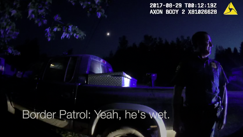 Body camera footage from a Franklin County sheriff's deputy