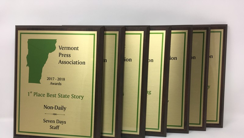 Seven Days Wins 18 Awards in Vermont Press Association Contest
