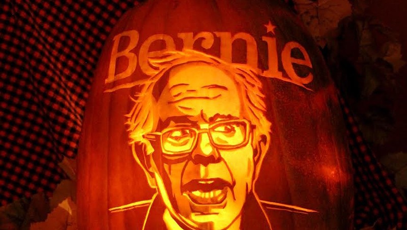 Burning the Bern: Ashley Campbell's Presidential Pumpkin