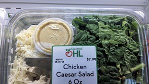 Chicken Caesar salad, now available at Healthy Living Caf&eacute; at ECHO