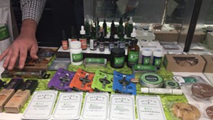 Products at the dispensary
