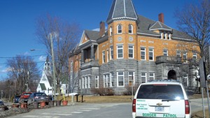Haskell Free Library and Opera House in Derby Line