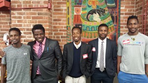 From left: Omar Bulle, Stefan Boley, Aden Haji, Mohamed Jafar, Ahmed Noor