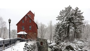 Old Red Mill, home to the Jericho Historical Society’s Snowflake Bentley exhibit