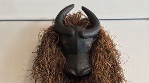 Cameroon water buffalo mask
