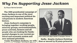 Material from Sanders' congressional campaign