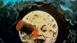 Still from "A Trip to the Moon" by Georges M&eacute;li&egrave;s