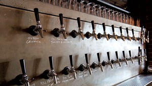 Draft lines at Hatchet Tap &amp; Table