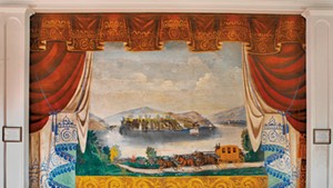 Curtain by Charles Henry, Albany town hall