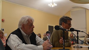 Stephen Barraclough, left, and Terry Dorman in October 2017