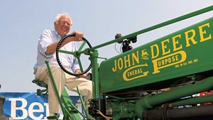 Bernie campaigning in Iowa, July 2015.