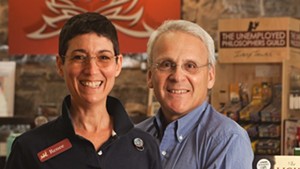 Renée Reiner and Michael DeSanto, co-owners of Phoenix Books