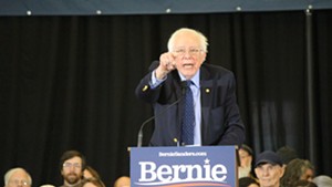 Sen. Bernie Sanders campaigning in Concord, N.H., in March 2019
