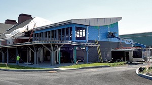 Construction at Plattsburgh International Airport
