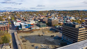 The site of Burlington&#39;s former downtown mall
