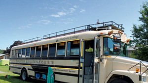 Marlboro College's Expedition Education Institute bus