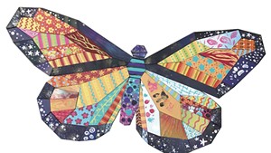 Mary Lacy's butterfly Paint Puzzle