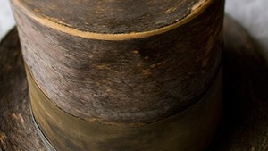 Abraham Lincoln's top hat, one of the Smithsonian's 101 historically important American objects