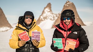 Alex Honnold and Conrad Anker with Good To-Go dehydrated meals