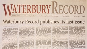 The final edition of the Waterbury Record