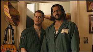 Rafael Casal and Daveed Diggs as childhood friends in Blindspotting