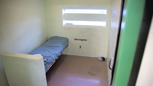 A resident's room at the Woodside Juvenile Rehabilitation Center