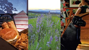 Hit the Road: Lavender Essentials of Vermont, Dog Mountain and Drive-In Movies