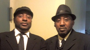 Gilbert Johnson (left) and his late brother, Kenneth Johnson