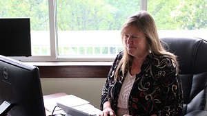 Jane Sanders in May in the campaign office she shares with Sen. Bernie Sanders