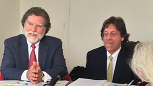 Economists Tom Kavet (left) and Jeff Carr