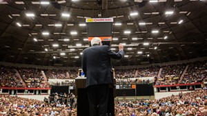 Sen. Bernie Sanders in Madison, Wis., in 2015