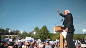 Sen. Bernie Sanders (I-Vt.) led rival Hillary Clinton 78-13 percent in a recent Vermont Public Radio poll.