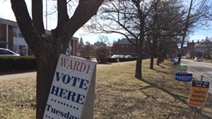 Burlington Ward One polling place at Mater Christi School