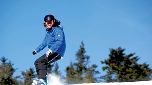 Alison Pariseau, snowboard instructor