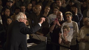 Sen. Bernie Sanders in January in Davenport, Iowa